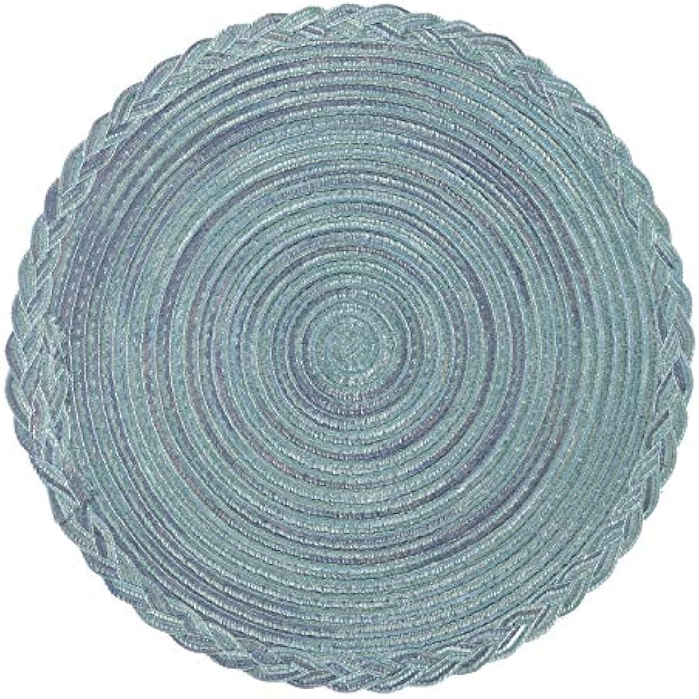 U'Artlines Place Mats 15 Inch Round Cotton Placemats Non Slip Heat