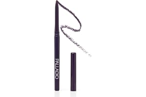 Palladio Retractable Waterproof Eyeliner, Richly Pigmented Color and Creamy, Slip Twist Up Pencil Eye Liner, Smudge Proof Lon