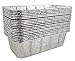 Handi-Foil 2 lb. Disposable Aluminum Foil Loaf Bread Pan w/High Dome Lid (Pack of 25 Sets)