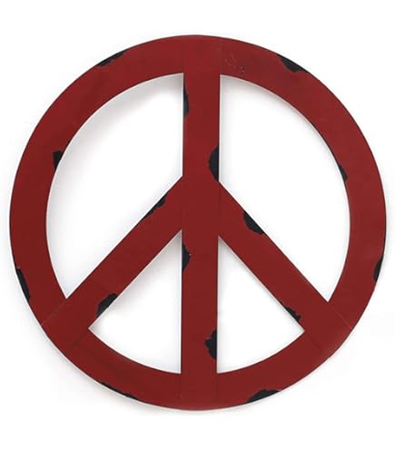 Amazon.com: Rainbow Handcrafts Hanging Vintage Metal Peace Sign