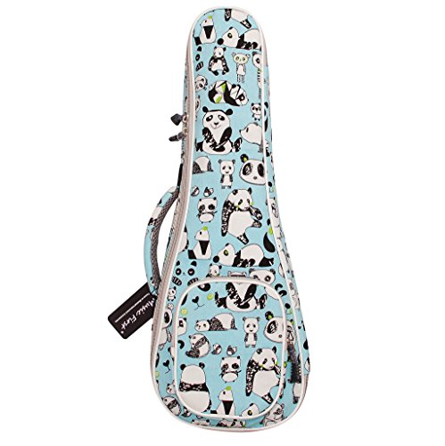 MUSIC FIRST cotton "PANDA" ukulele case ukulele bag ukulele cover , New Arrial, Original Design, Best Christmas Gift. (21 inch Soprano, PANDA)