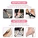 Heel Shoe Grips Heel Cushion Pads Heel Cushion Snugs Inserts, Shoe Pads, Heel Grips, Heel Pads, Grips Liners, Heel Blister Protectors for Men and Women's Loose Shoes, Too Big Shoes (2 Thin +2 Thick)