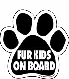 Imagine This Fur Kids on Board Paw Car