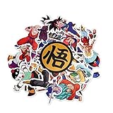 Dragon Ball Z Set of 36 Assorted Pieces Decal Stickers Very Rare Super Saiyan God SSJ Stickers for DBZ Lovers and Fans