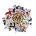 Dragonball Stickers Pack, Dragon Ball Sticker 86 PCS Waterproof for Car, Glass, Wall, Van, SUV, Skateboard, Window, Lapto