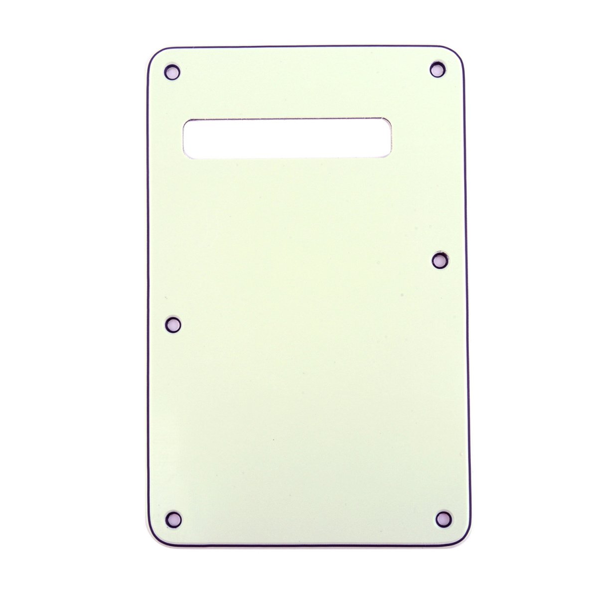 Musiclily Guitar Strat Back Plate for Fender USA/Mexican Standard Stratocaster Modern Style, 3Ply Ivory