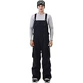 HIGH EXPERIENCE Men Ski Bib 3L Snowboard Baggy Pants Snow Overalls Waterproof Windproof Insulate Warm Winter