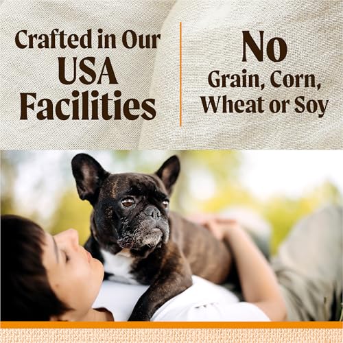 MERRICK LIL’ PLATES PREMIUM GRAIN FREE DRY DOG FOOD FOR SMALL DOGS, REAL CHICKEN AND SWEET POTATO KIBBLE – 4.0 LB. BAG