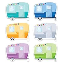 Creative Teaching Press Woodland Friends Vintage Trailers 6