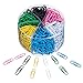 Outus 28 mm Colored Paper Clips Small, 6 Colors, 600 Pieces