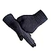 LETHMIK Womens Solid Magic Knit Gloves Winter Wool Lined with Touchscreen Fingers Light Blue