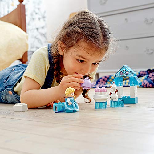 LEGO 10920 DUPLO Elsas und Olafs EIS-Café aus Die Eiskönigin II, Spielzeug aus Bausteinen mit Cupcakes und Teekanne für… – Bild 6