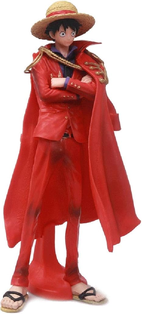 Amazon Com Xungzl One Piece Monkey D Luffy Cloak Red th Anniversary Pvc Anime Cartoon Game Character Model Statue Figure Toy Collectibles Decorations Gifts Favorite By Anime Fan Home Kitchen