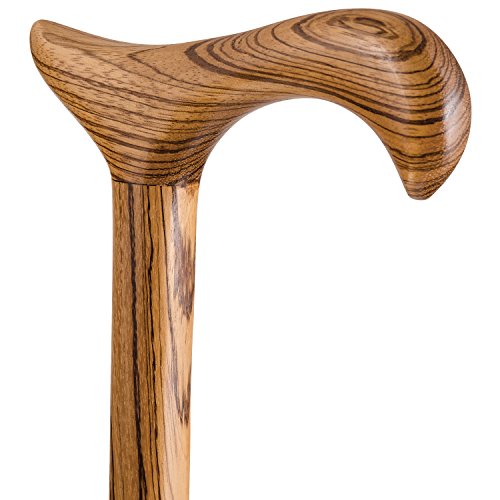 Handcrafted Wood Walking Cane Made in the USA by Brazos Twisted