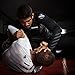 Hayabusa Metaru Charged Long Sleeve BJJ Rash Guards (Black/Blue, L)