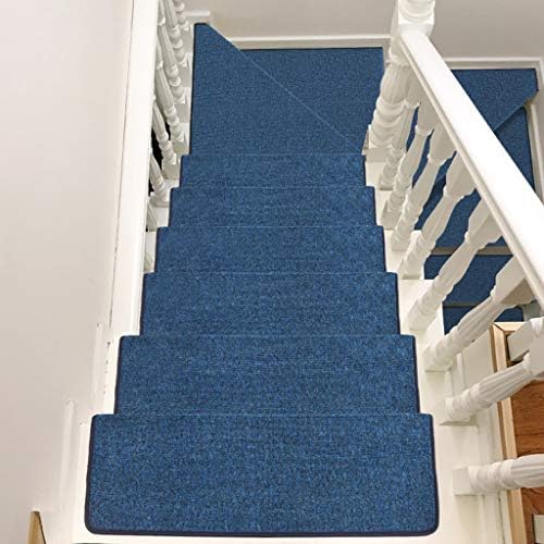 Stair Pedal Pad Indoor Non Slip Carpet Stair Tread Blue 65cm X 24cm Color 2psc Size 8024cm