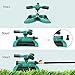 LT&PK Lawn Sprinkler, Garden Sprinkler 360° Automatic Rotating Adjustable Watering Sprinkler Lawn Irrigation System