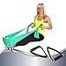 SUPER EXERCISE BAND Flat Resistance Band Handles For Comfortable Grip When Doing Strength Training, Physical Therapy, Pilates & Chair Workouts With Flat Resistance Bands. Plus Stretch Band E-book.