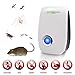 Ultrasonic Pest Repeller - Repels Against Mice, Rats, Roaches, Spiders, Fly, Ants, Fleas, Mosquitoes, Cockroach and all other small Insects - Keeps Your Family, Kids & Pets Clean, Safe & Healthy