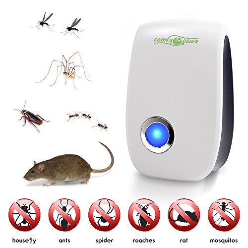 Ultrasonic Pest Repeller - Repels Against Mice, Rats, Roaches, Spiders, Fly, Ants, Fleas, Mosquitoes, Cockroach and all other small Insects - Keeps Your Family, Kids & Pets Clean, Safe & Healthy Ultrasonic Pest Repeller - Repels Against Mice, Rats, Roaches, Spiders, Fly, Ants, Fleas, Mosquitoes, Cockroach and all other small Insects - Keeps Your Family, Kids & Pets Clean, Safe & Healthy