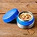 LunchBots Rounds 4oz Stainless Steel Non-insulated Leak-Proof Snack Container for Kids and Adults - Small Food Jar for Dressings, Dips, and Finger Foods - Dishwasher Safe - Royal Blue