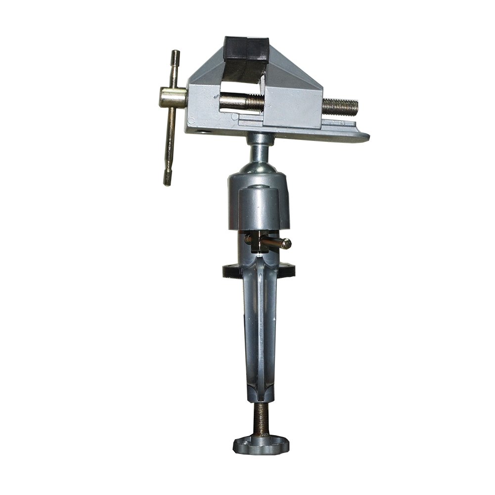 Gigibon Swivel Table Vise, Clampon Bench Vise, Portable & MultiAngle