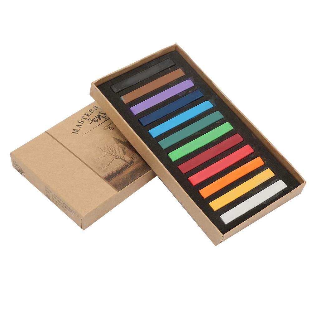 Artist Pastels, Soft Pastel Set Square Chalk for Drawing Sketching, Assorted Colors Premium Quality for Students, Beginners, Professionals