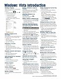 Microsoft Windows Vista Quick Reference Guide (Cheat Sheet of Instructions, Tips & Shortcuts - Laminated Card)
