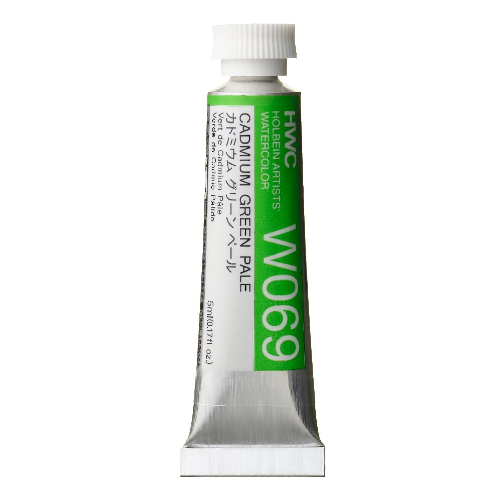 Holbein Watercolour : 5ml Tube CADMIUM GREEN PALE