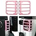 Hooke Road Pink Rear Light Guards Tail Lamp Covers for 2011-2018 Jeep Wrangler & Wrangler Unlimited JK - Pair