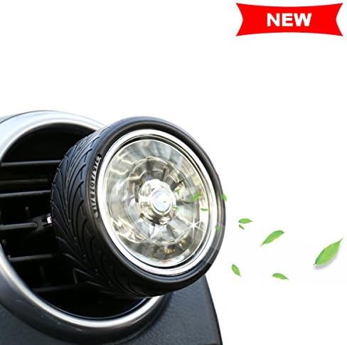 OxPower Car air Freshener, Vent Clip Aromatherapy Essential Oil Diffuser, Smoke Odor Eliminator with Ocean of Life Aroma Fragrance