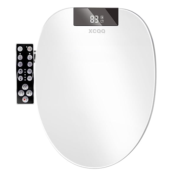 XCQQ ELECTRIC HEATED BIDET TOILET SEAT WITH WARM...