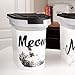 Paw Prints Plastic Pet Food Bin, Meow Photo Design, 15lb