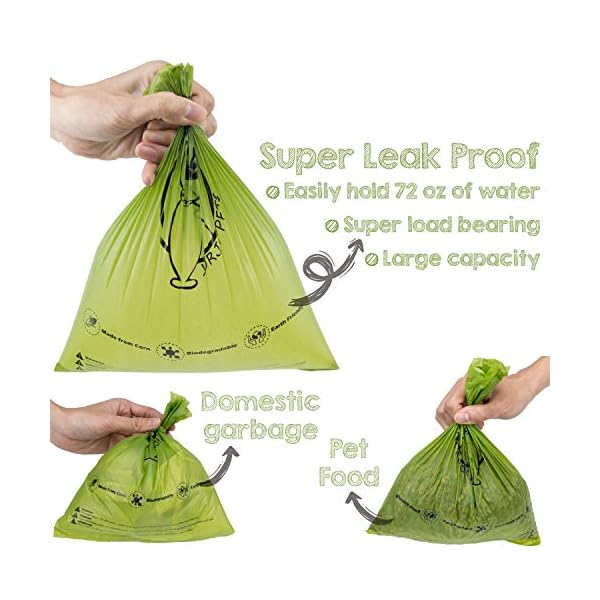 YORJA-Dog-Poo-Bags24-Rolls360-Pooh-BagsExtra-Thick-and-StrongLeak-ProofBiodegradable-Poop-Bags-for-DogsUnscented-Waste-Bag YORJA Dog Poo Bags,24 Rolls/360 Pooh Bags,Extra Thick and Strong,Leak Proof,Biodegradable Poop Bags for Dogs,Unscented…
