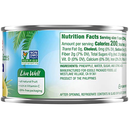 6 Pineapple+Slices+Heavy+Syrup+Ounce