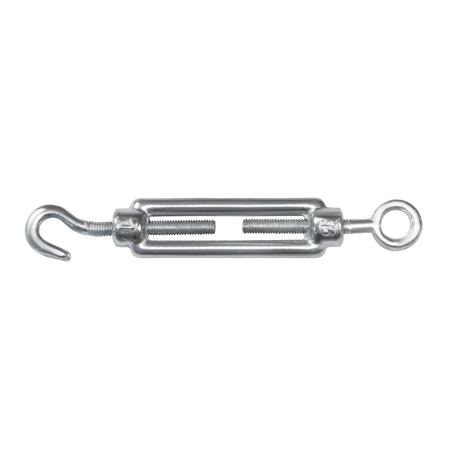 amig - Ring Tensioner and Threaded Body Hook Mod. 30115 Zinc Plated Steel, Perfect for Tensioning Metal Cables or Wires, Awnings, Tarpaulins or Candles, Multicolor, Measurement: Screw M5 x 70 mm