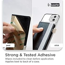 Stick-On Phone Wallet for Back of iPhone or Android