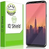 Galaxy S8 Plus Screen Protector (Not Glass), IQ Shield LiQuidSkin Full Coverage Screen Protector for Samsung Galaxy S8 Plus (2-Pack,Case Friendly) HD Clear Anti-Bubble Film
