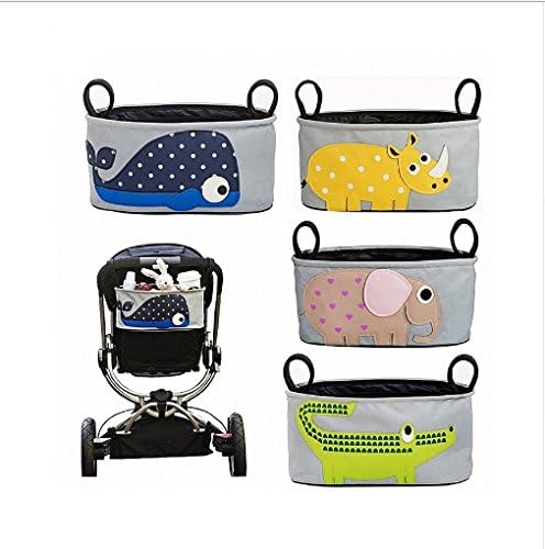 2017 New Arrival Top Fashion Organiser Stroller Hanging Basket Baby Storage Bag Accessories Diaper Backpack Linen
