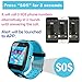 Smart Watch for Kids, Kids Phone Watch with Camera, Qilampe GPS Tracker Game Watch Support Calls Touchscreen Anti-lost SOS Bracelet Children Holiday Birthday Gifts(SIM Card Not Included)
