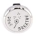 Mesinya Just Breathe (30mm) Air Freshener Diffuser Stainless Steel Car Vent Clip Aromatherapy Free Pads Essential Oil Car Diffuser Lockets