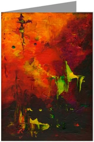 Assorted Original Abstract Art by the Artist Philo Greeting card Set