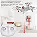 Small Drone RC Helicopter Auto Hover 3D Flip Mode 2.4G 4CH 6Aixs Headless Mode small drones Syma X21 (black)