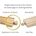 Conductor Carl 100 Pieces of Bulk Wooden Train Track - Compatible with All Major Brands Including Thomas, Brio, and Chuggington