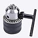 Yakamoz 1.5-13mm Capacity Key Drill Chuck for Air Impact Wrench Converter Conversion Tool | 1/2 Inch Socket Square Female Adapter | 1/2-20 UNF Mount