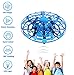 S.SUPERLOVE UFO Flying Toys Mini Heliball RC Flying Ball Hand Controlled Drone Flying Orb Infrared Induction Hover 360 Whirley Ball with Lights Flying Toys for Boys Girls