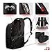 all4way Business Laptop Backpack Swiss Design USB Quick Charge for Men Women Raincover (15, Black)