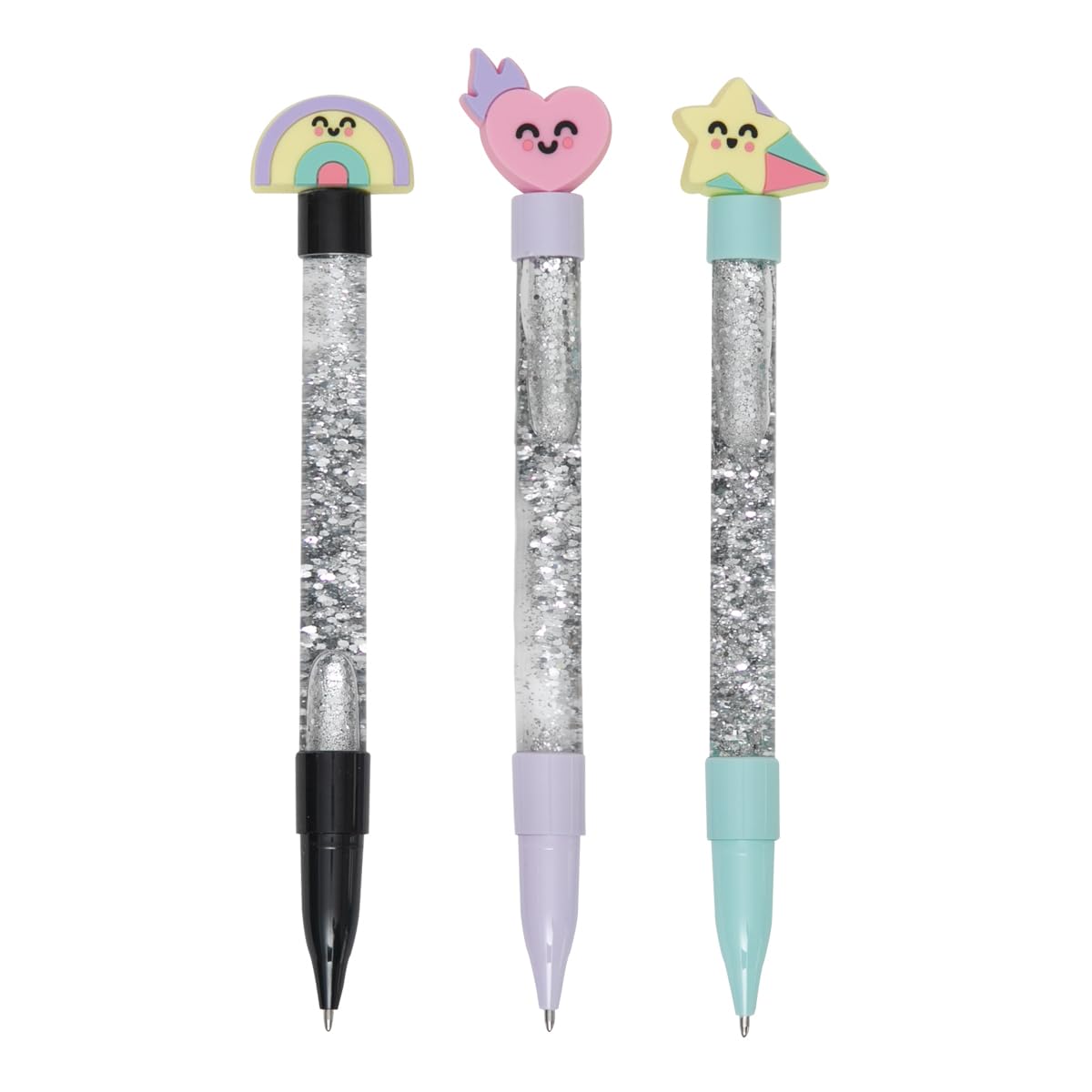 Mr.Wonderful Pencil Case with 3 Pens - This Will Be Fun x x, Multi-Coloured, 21x3x14, Casual