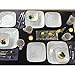 Corelle Square 32-Piece Dinnerware Set, Jacaranda, Service for 8
