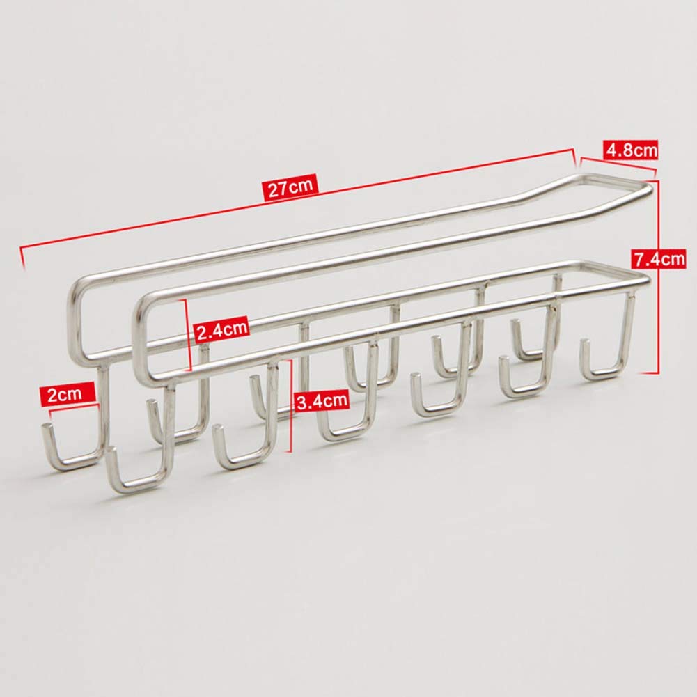 Mdurian Getränkehalter Küchenhaken hängendes Gestell unter Schrank